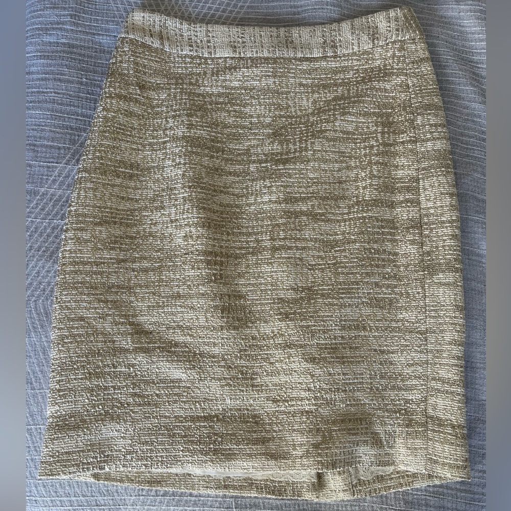 Kate Spade Sparkle tweed pencil skirt